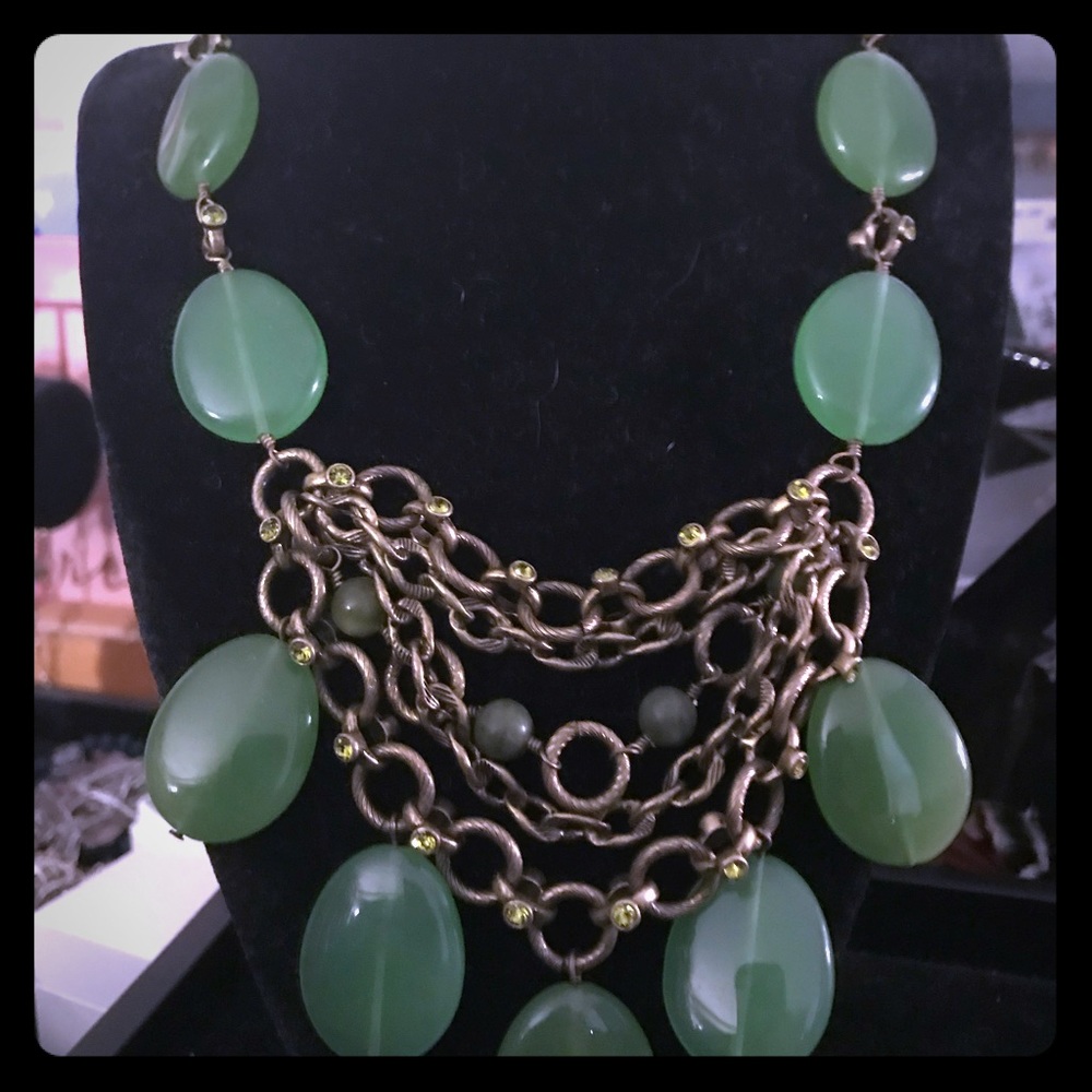 Genuine jade necklace